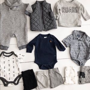 Baby boy lot, Gap romper, 0-3 month lot